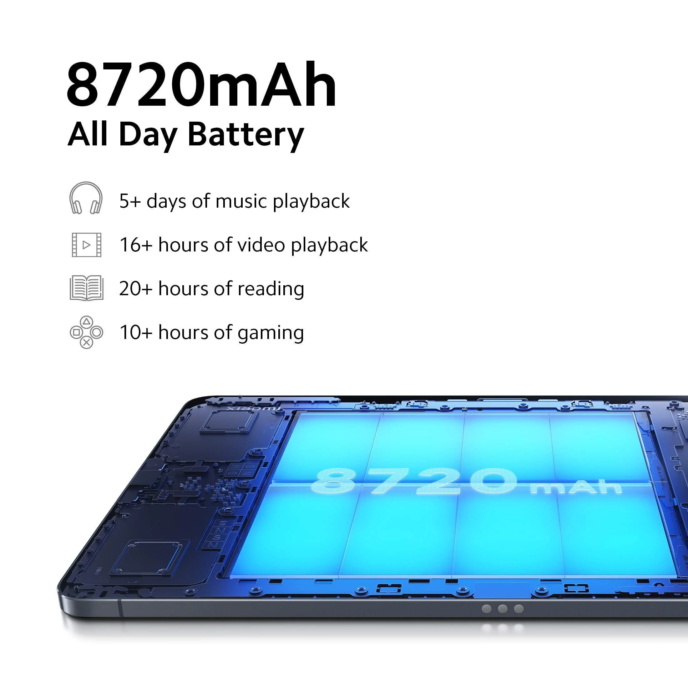 (Refurbished) MI Xiaomi Pad 5 Snapdragon 860 2.5K Resolution, 120Hz Refresh Rate, Dci-P3 10.95 inches Dolby Vision Display 6Gb Ram 128Gb Storage - Image 3