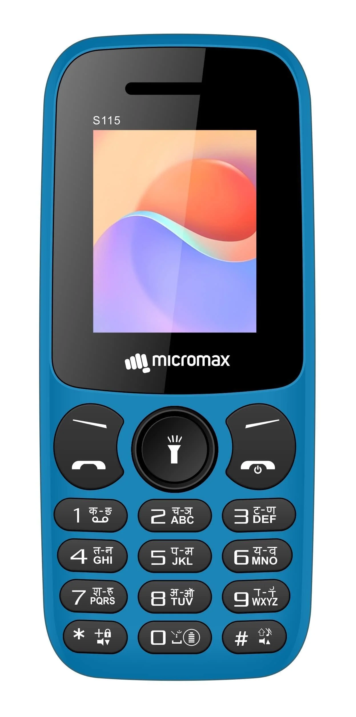 (Refurbished) Micromax S115 Teal Blue