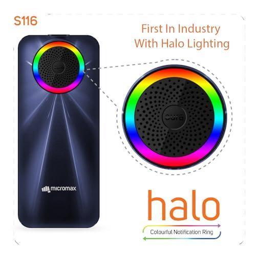 (Refurbished) Micromax S116, Dual Sim Keypad with Long Lasting Battery & Dedicated Notification Ring, Wireless FM with Auto Call Recording | Blue - Image 6