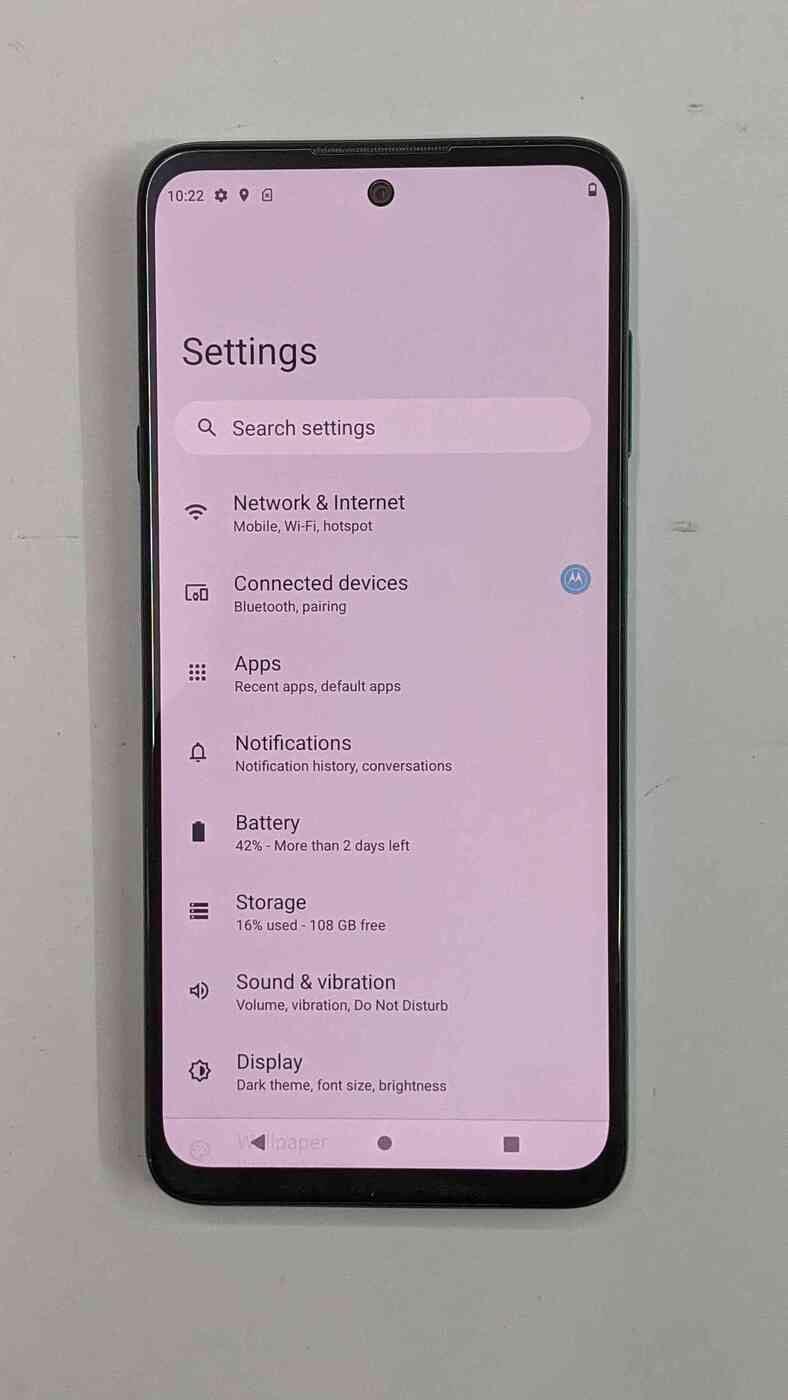 Moto Edge 20 Fusion 5G 6/128GB Cyber Teal Refurbished - Image 4