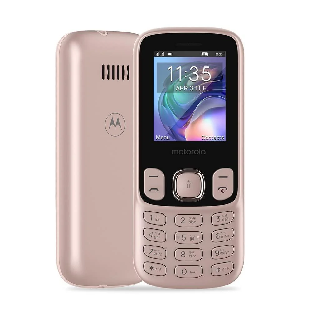 (Refurbished) Motorola A10e Dual Sim keypad Mobile with 800 mAh Battery, Expandable Storage Upto 32GB, W