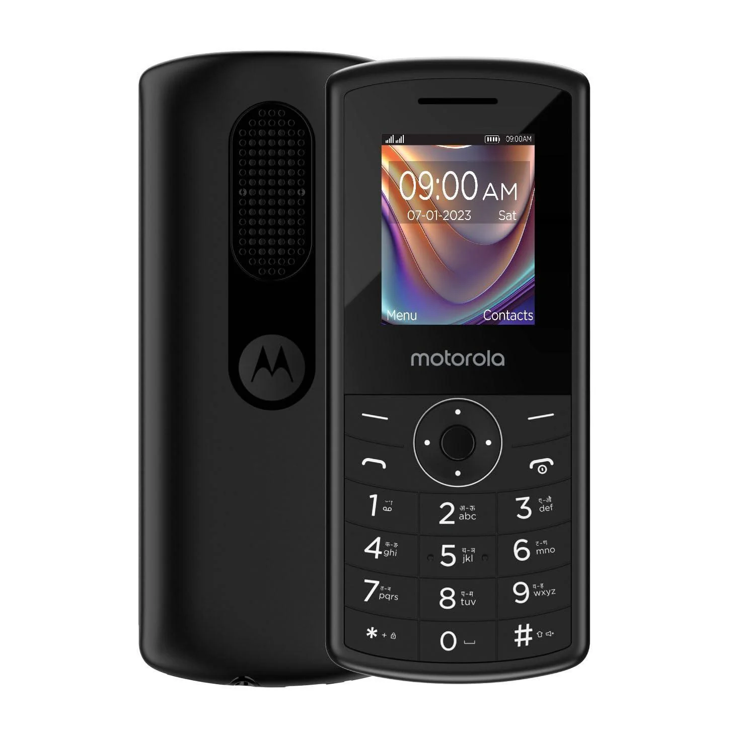 (Refurbished) Motorola All-New A10 Dual Sim keypad Mobile with 800 mAh Battery & Dedicated Receiver, Expandable Storage Upto 32GB, Wireless FM with auto Call Recording | Black - Image 7