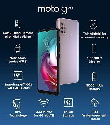 (Refurbished) MOTOROLA G30 (Dark Pearl, 4GB RAM, 64GB Storage) - Image 6