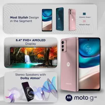 (Refurbished) Motorola g42 (Metallic Rose, 64 GB) (4 GB RAM) - Image 5