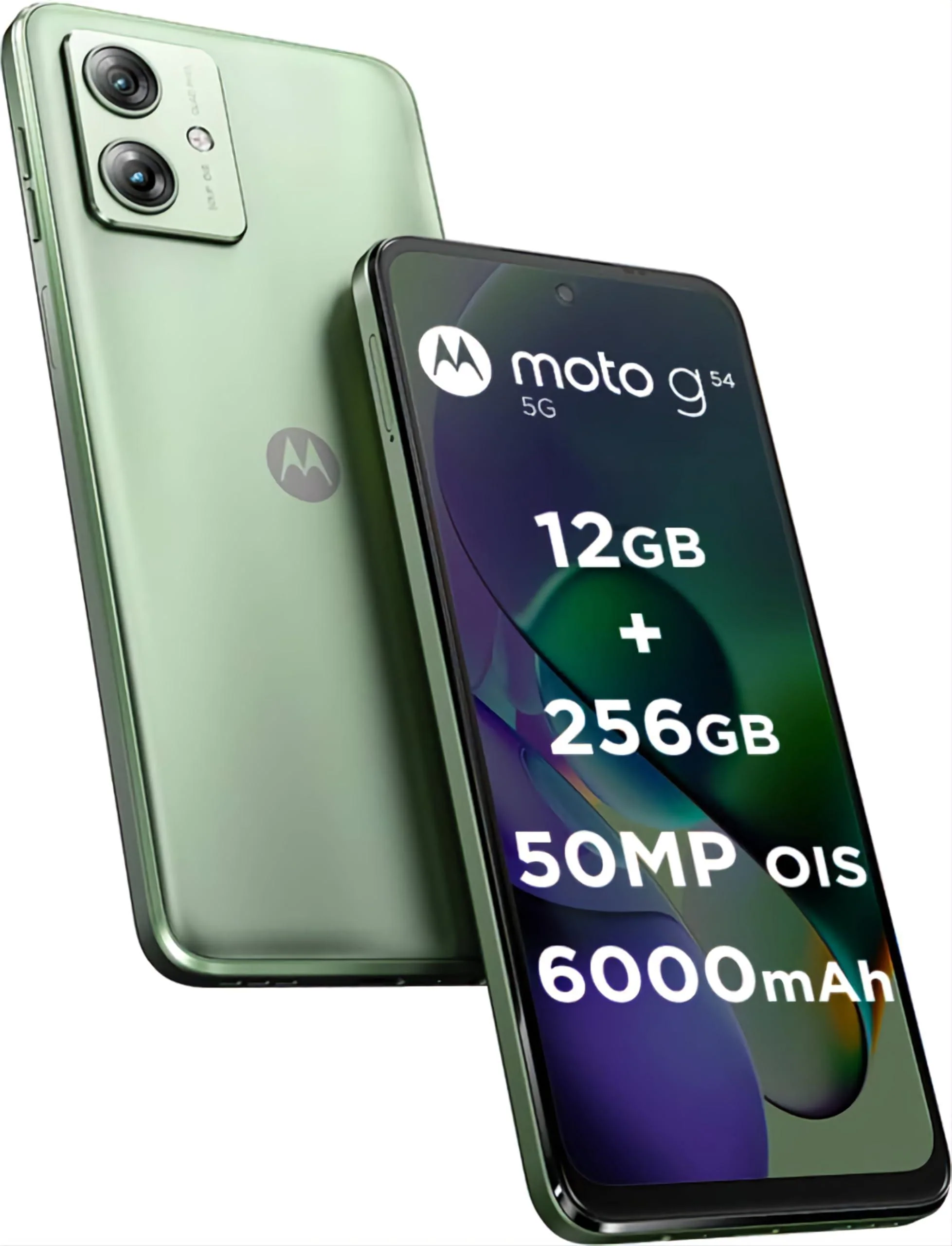 (Refurbished) Motorola G54 5G (Mint Green, 12GB RAM, 256GB Storage) | MediaTek Dimensity 7020 Processor