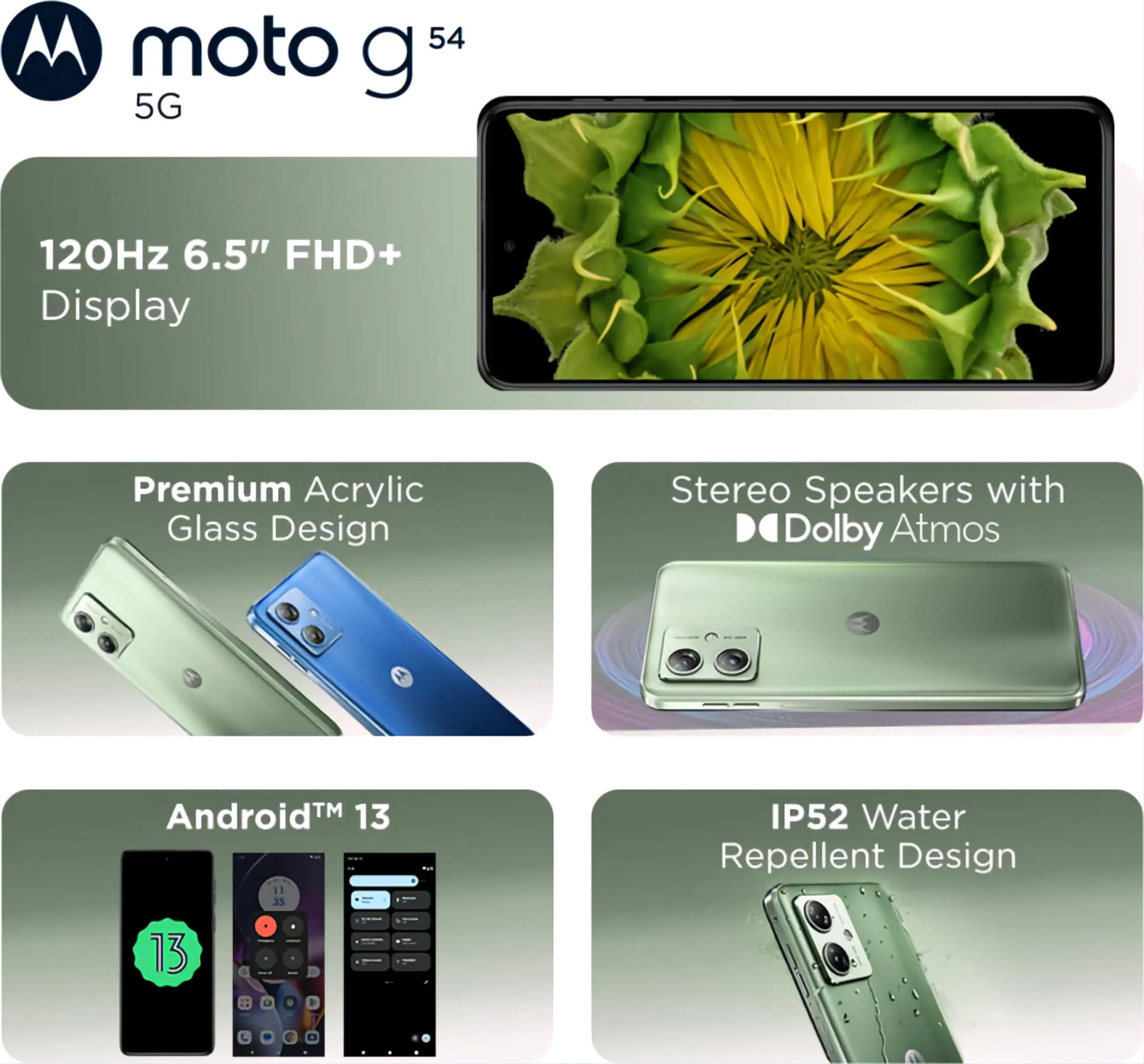 (Refurbished) Motorola G54 5G (Mint Green, 12GB RAM, 256GB Storage) | MediaTek Dimensity 7020 Processor - Image 5