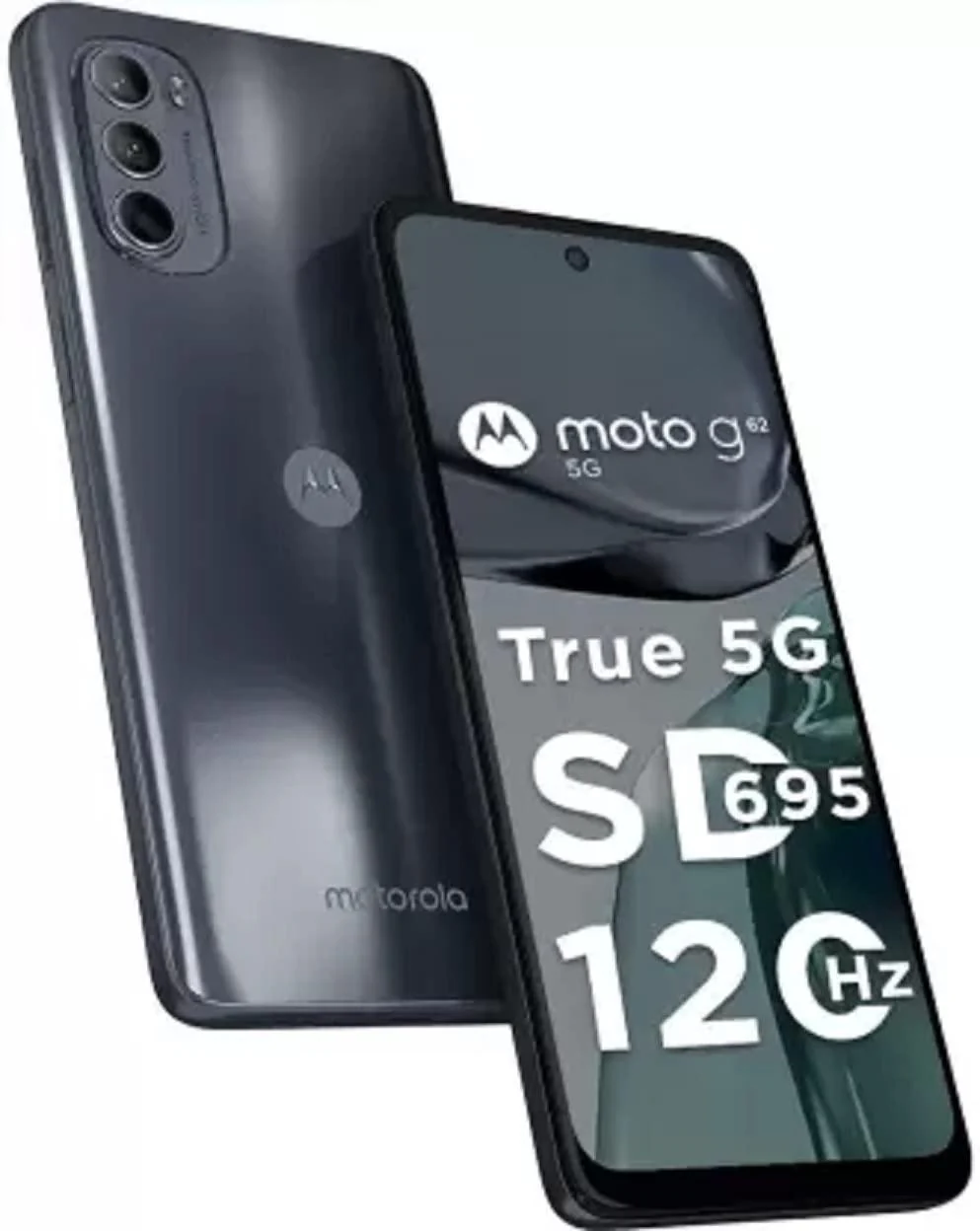 (Refurbished) Motorola G62 5G (8GB, 128GB) (Midnight Gray)