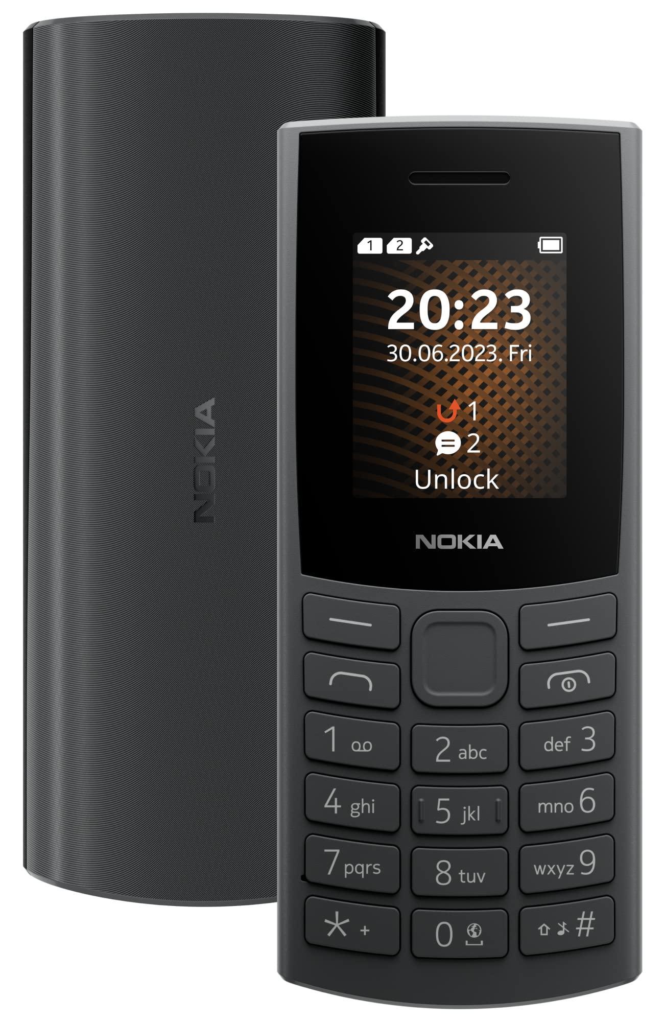 (Refurbished) Nokia 106 4G Keypad Phone with 4G, Built-in UPI Payments App, Long-Lasting Battery, Wireless FM Radio & MP3 Player, and MicroSD Card Slot | Charcoal - Image 2