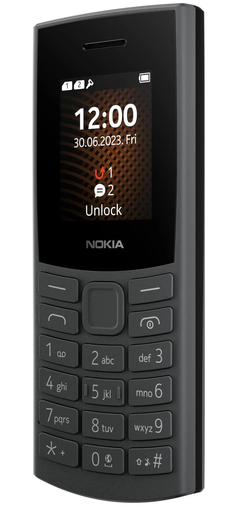 (Refurbished) Nokia 106 4G Keypad Phone with 4G, Built-in UPI Payments App, Long-Lasting Battery, Wireless FM Radio & MP3 Player, and MicroSD Card Slot | Charcoal - Image 3