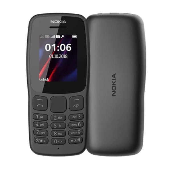 (Refurbished) Nokia 106 (Dual Sim, 1.8 inches Display)