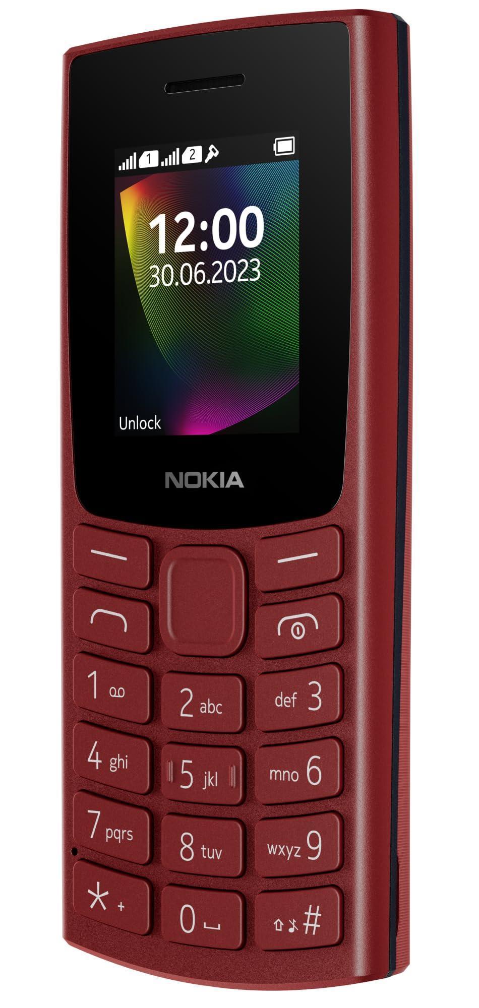 (Refurbished) Nokia 106 Single Sim, Keypad Phone with Built-in UPI Payments App, Long-Lasting Battery, Wireless FM Radio & MP3 Player, and MicroSD Card Slot | Red - Image 5