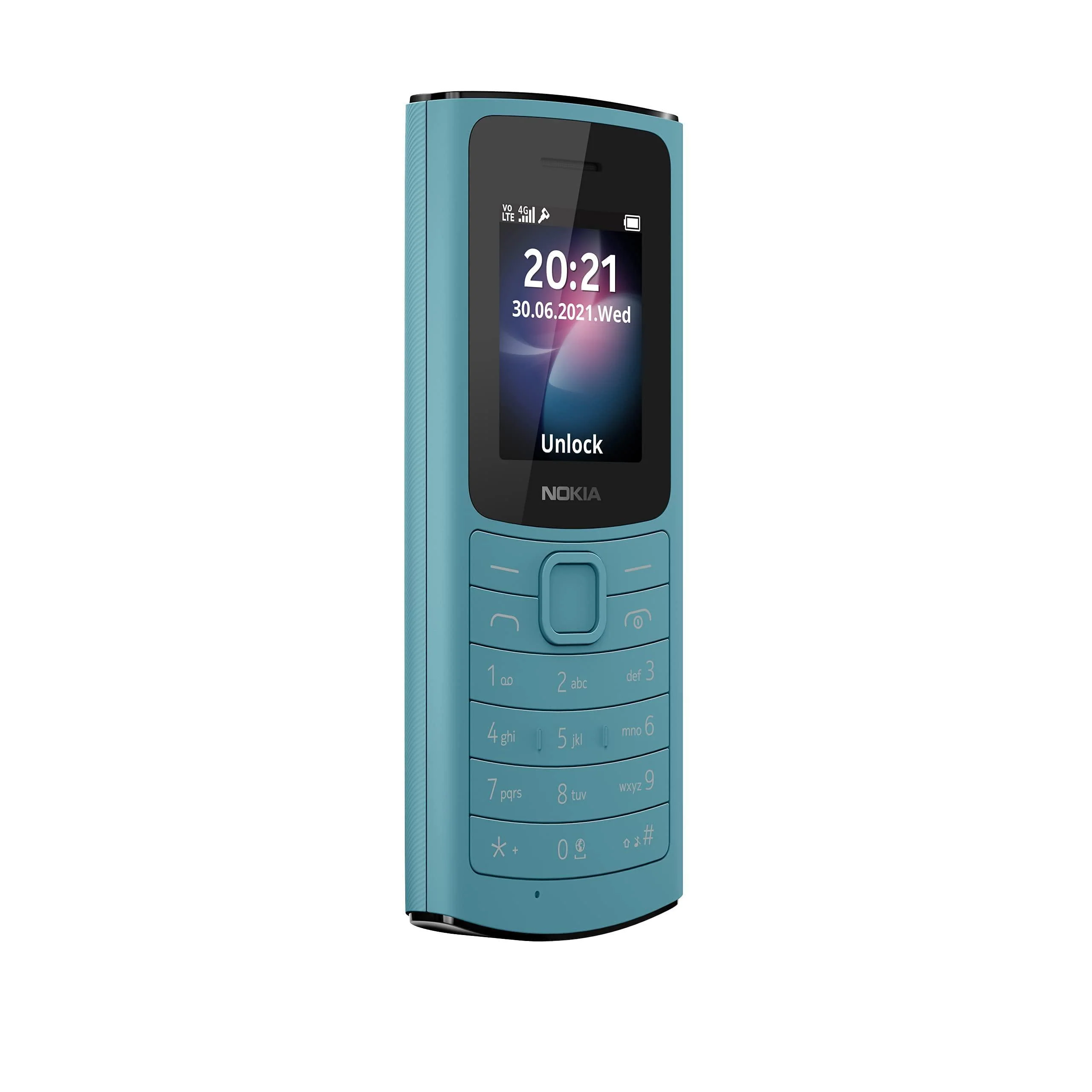 (Refurbished) Nokia 110 4G with Volte HD Calls, Up to 32GB External Memory, FM Radio (Wired & Wireless Dual Mode), Games, Torch | Aqua - Image 4