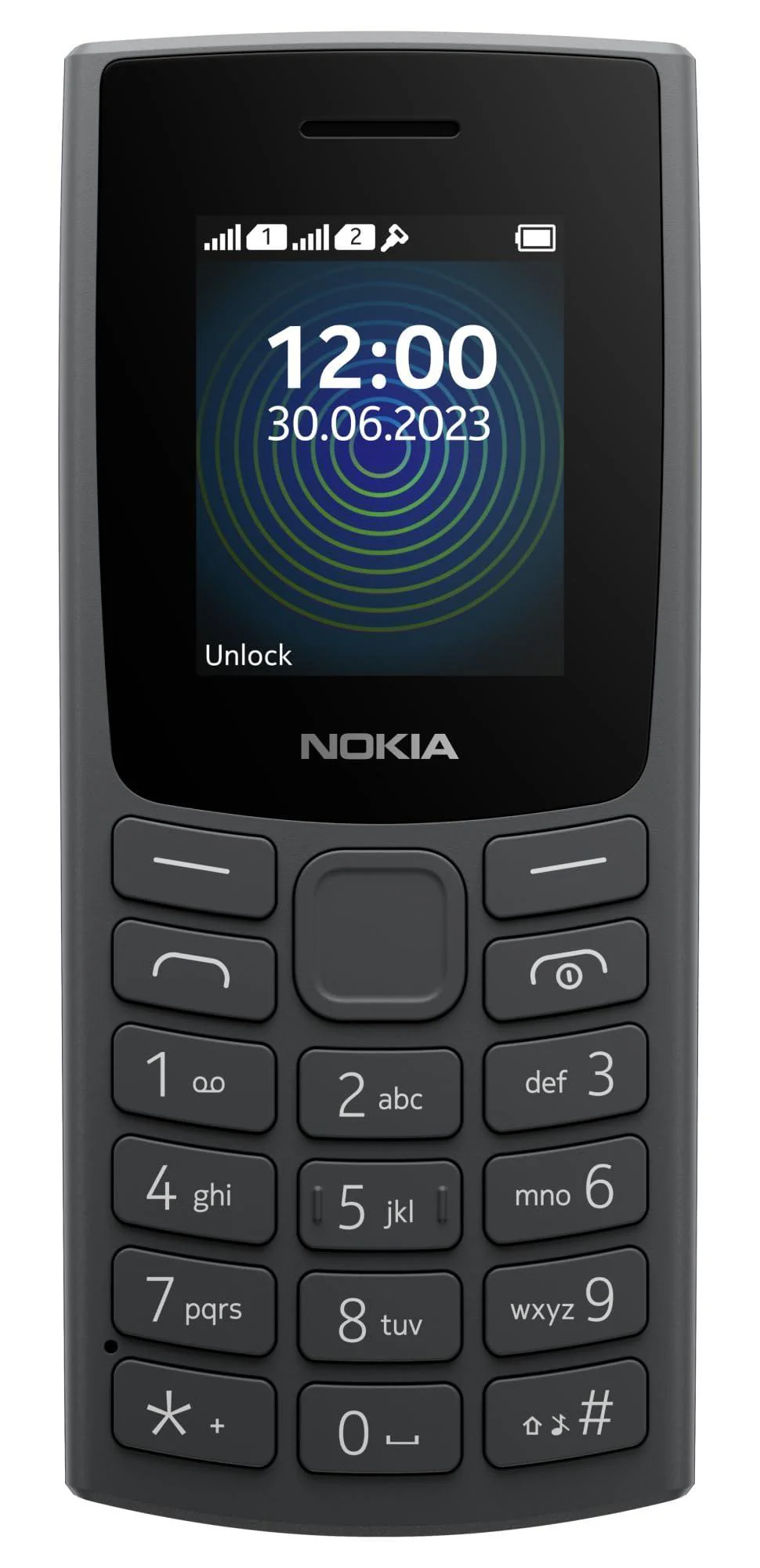 (Refurbished) Nokia 110 with Built-in UPI App and Scan & Pay Feature, MP3 Player, Rear Camera, Long-Lasting Battery, and Voice Recorder | Charcoal
