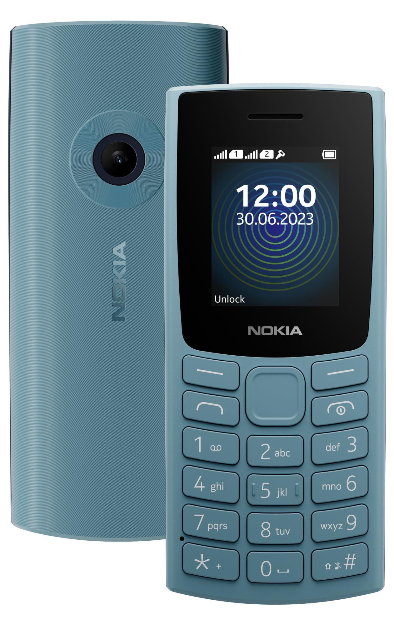 (Refurbished) Nokia 110 with Built-in UPI App and Scan & Pay Feature, MP3 Player, Rear Camera, Long-Lasting Battery, and Voice Recorder | Blue - Image 2