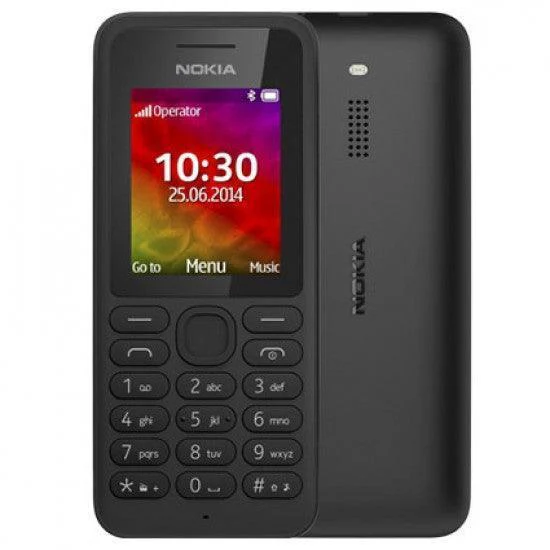 Nokia 130 Dual Sim Black Mobile Refurbished - Image 2