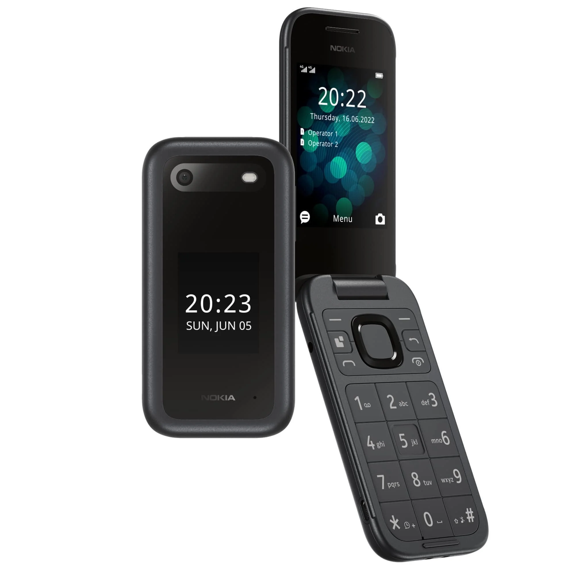 (Refurbished) Nokia 2660 Flip 4G Volte keypad Phone with Dual SIM, Dual Screen, inbuilt MP3 Player - Image 5