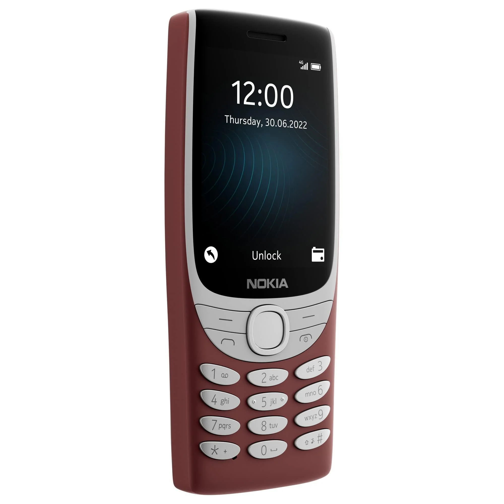 (Refurbished) Nokia 8210 4G Volte keypad Phone with Dual SIM, Big Display, inbuilt MP3 Player & Wireless FM Radio | Red - Image 5