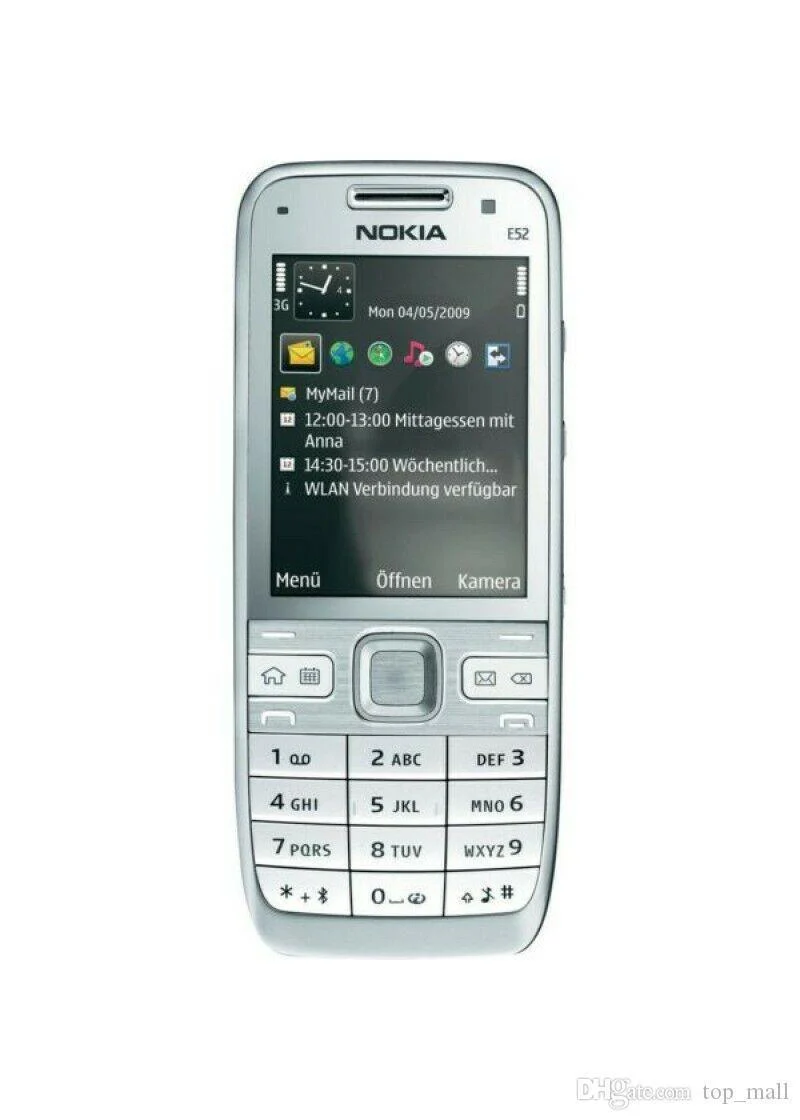 Refurbished Nokia E52 Bluetooth WIFI GPS 3G 3.0MP - Image 2