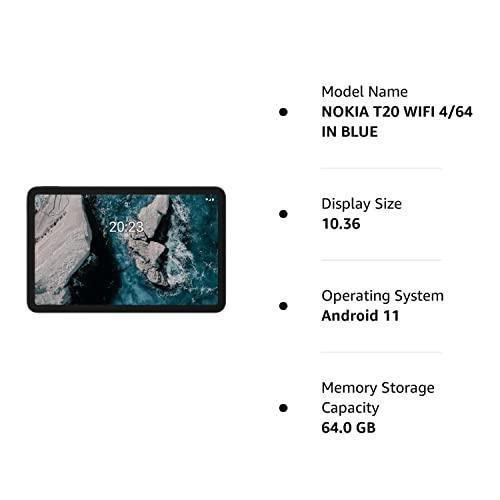 (Refurbished) Nokia T20 Tablet, 8200mAh Battery, 10.36/26.31 cm, 2K Screen with Low Blue Light, Wi-Fi, 4GB RAM, 64GB storage, expandable up to 512GB - Image 2