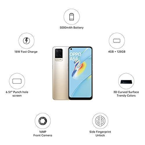 (Refurbished) OPPO A54 (Moonlight Gold, 6GB RAM, 128GB Storage) - Image 8