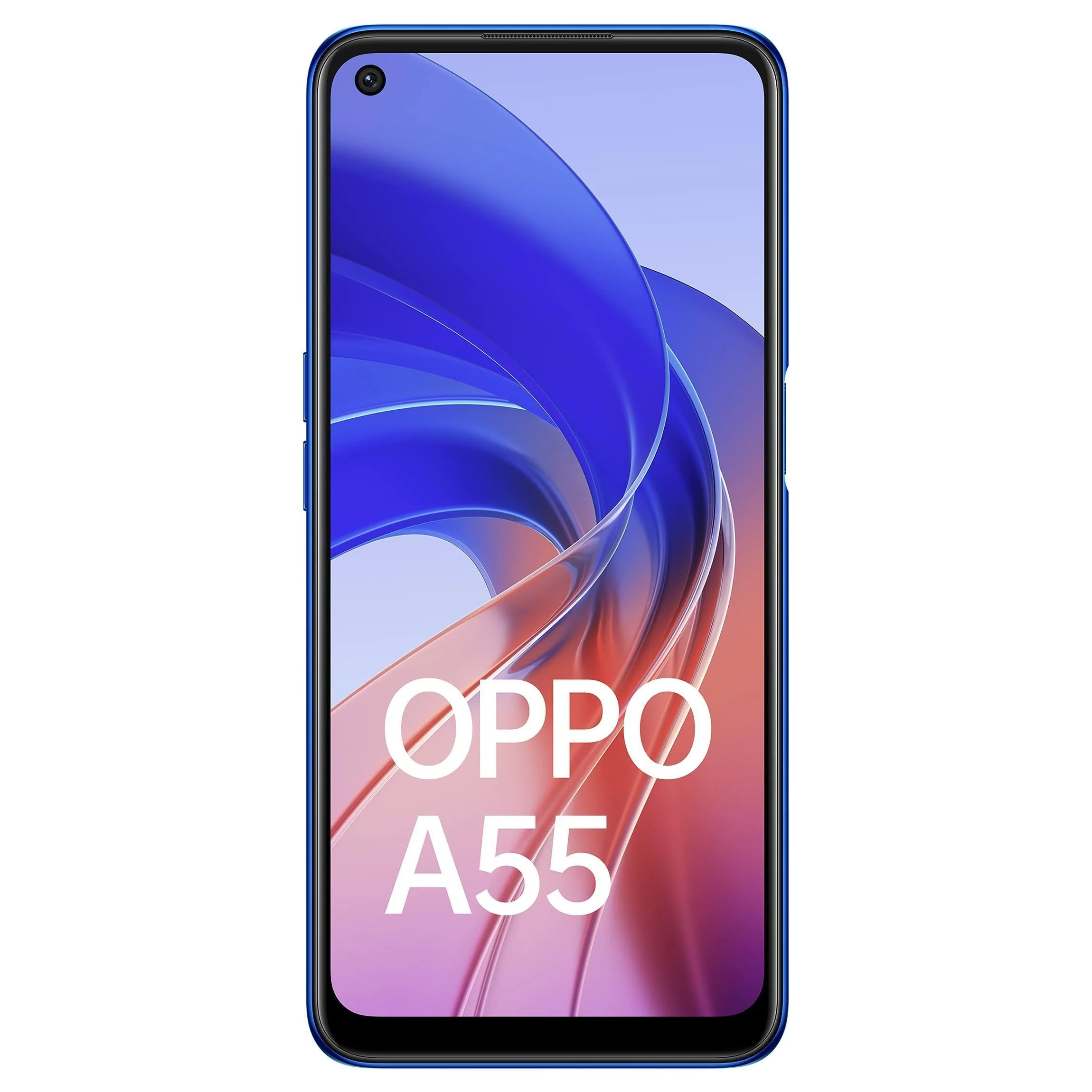 (Refurbished) Oppo A55 (Rainbow Blue, 4GB RAM, 128GB Storage) | 5000mAh Battery | 50MP AI Camera | 18W Fast Charging