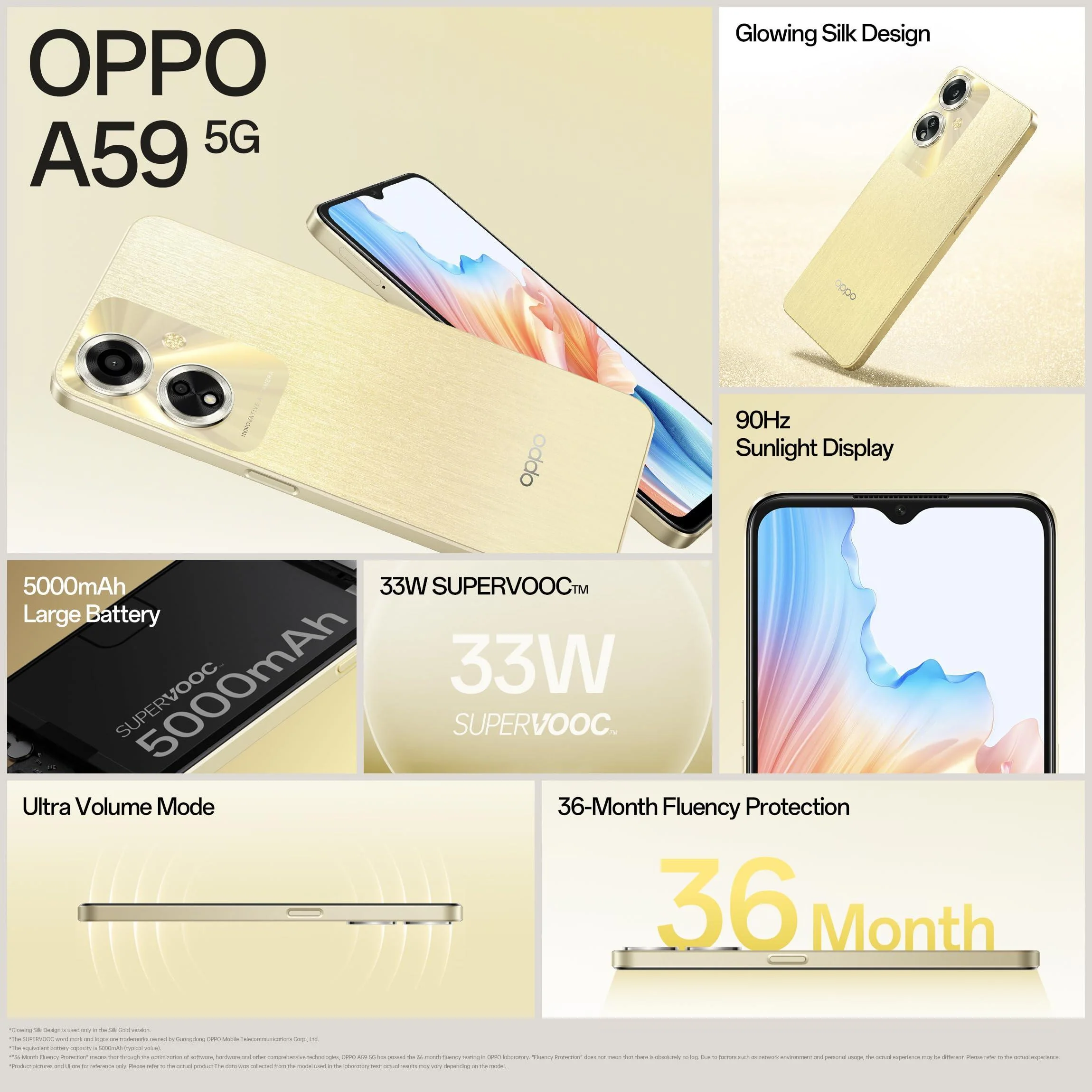 (Refurbished) OPPO A59 5G (Starry Black, 6GB RAM, 128GB Storage) | 5000 mAh Battery Used - Image 4