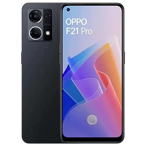 (Refurbished) OPPO F21 Pro (Cosmic Black, 8GB RAM, 128 Storage) with No Cost EMI/Additional Exchange Off