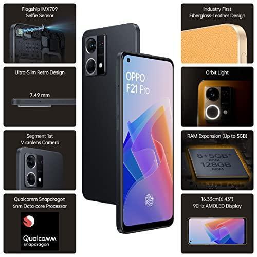 (Refurbished) OPPO F21 Pro (Cosmic Black, 8GB RAM, 128 Storage) with No Cost EMI/Additional Exchange Off - Image 8