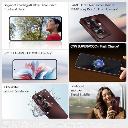 (Refurbished) Oppo F25 Pro 5G (Coral Purple, 8GB RAM, 128GB Storage) | with No Cost EMI/Additional Exchange Offers - Image 6
