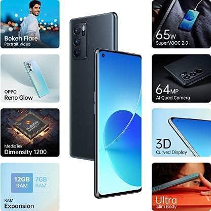 (Refurbished) Oppo Reno 6 Pro 5G (Stellar Black, 12GB RAM, 256GB Storage) - Image 8