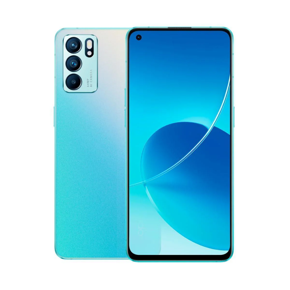 (Refurbished) Oppo Reno6 5G (Stellar Black, 8GB RAM, 128GB Storage)