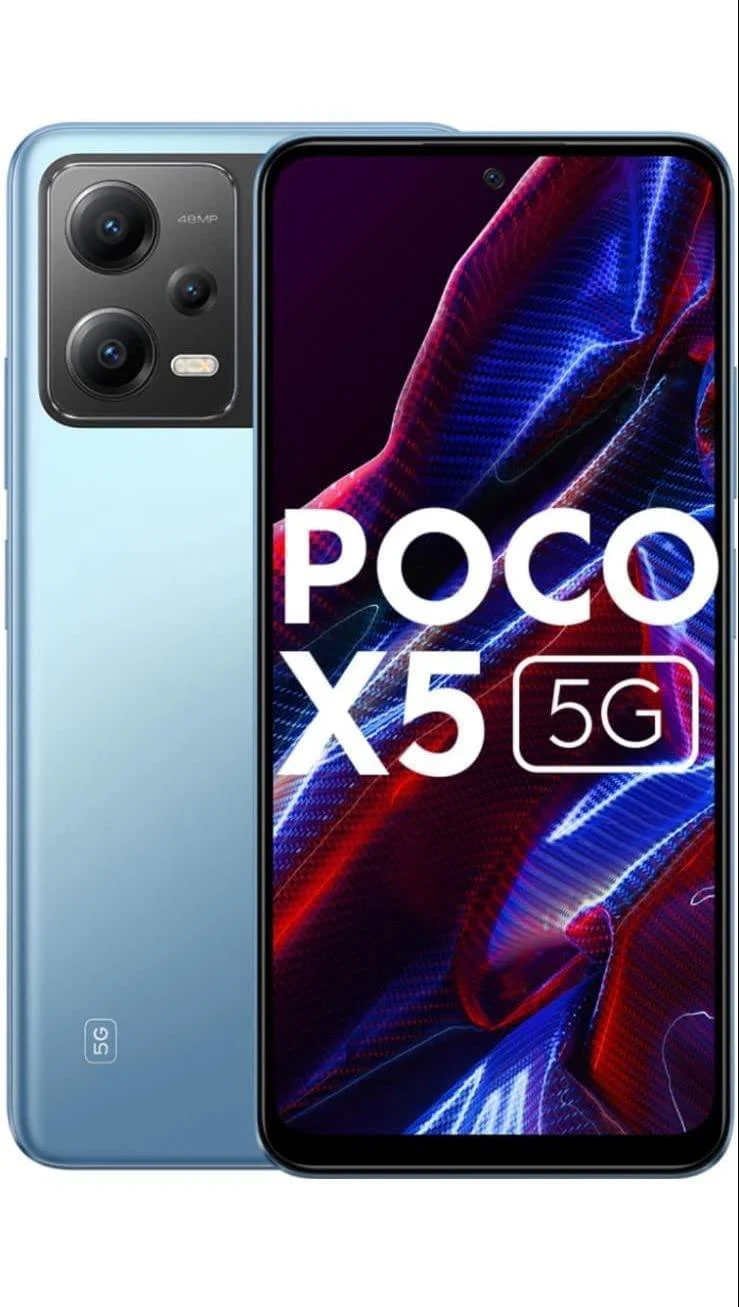 (Refurbished) Poco X5 5G (Wildcat Blue, 128 GB) (6 GB RAM)