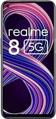 (Refurbished) realme 8 5G (4 GB RAM, 128GB ROM) (Supersonic Black)