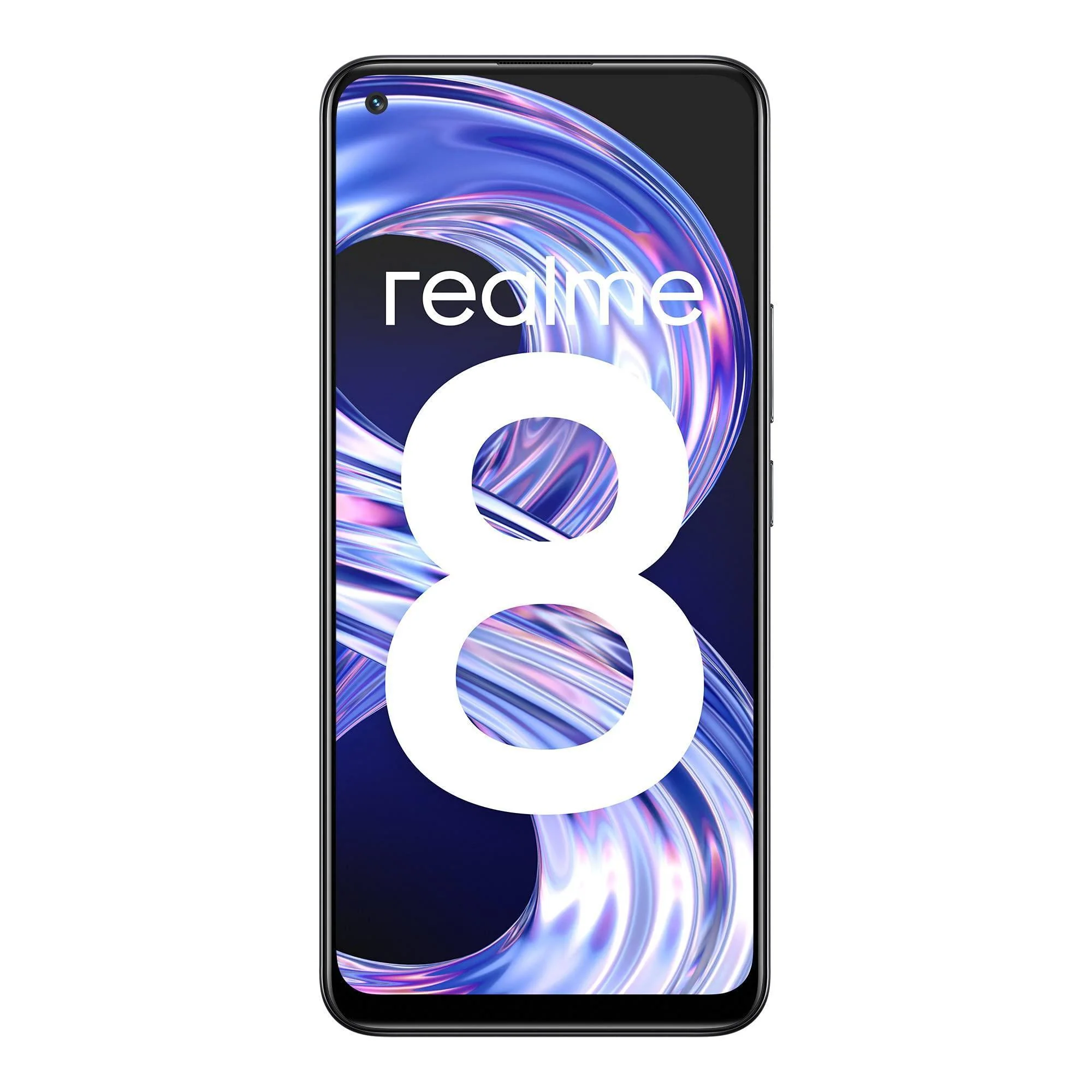 (Refurbished) realme 8 (Cyber Black, 4GB RAM, 128GB Storage)