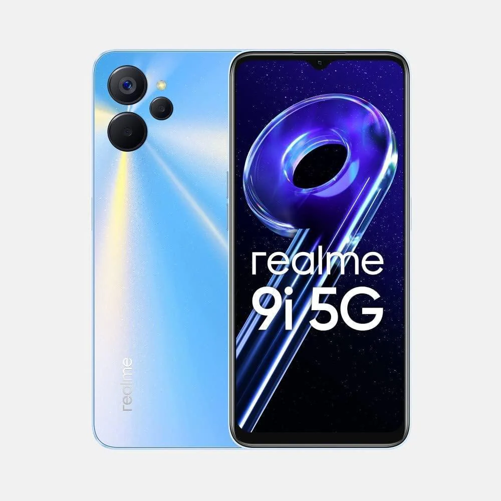 (Refurbished) Realme 9i 5G (Soulful Blue, 4GB RAM, 64GB Storage)