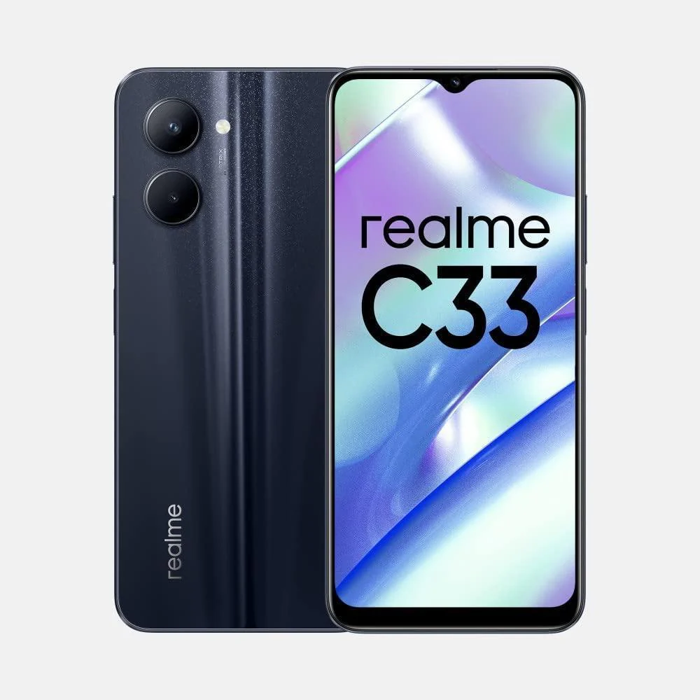 (Refurbished) realme C33 2023 (Night Sea, 4GB RAM, 128GB Storage)