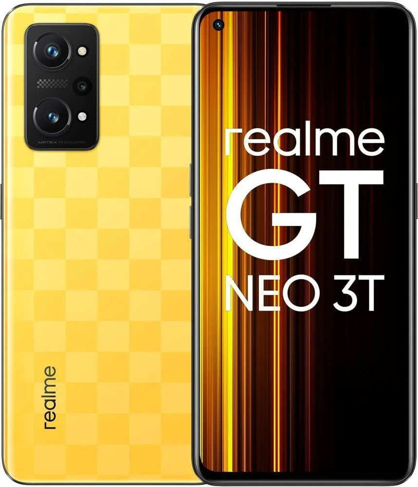 (Refurbished) realme GT Neo 3T 5G (Dash Yellow, 6GB RAM, 128GB Storage)