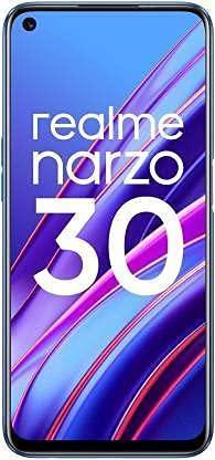 (Refurbished) realme Narzo 30 (Racing Blue, 4GB RAM, 64GB Storage) Without Offers