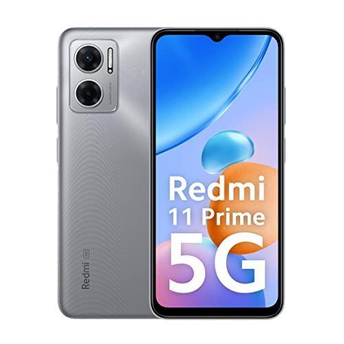 (Refurbished) Redmi 11 Prime 5G (Chrome Silver, 4GB RAM 64GB ROM) | Prime Design