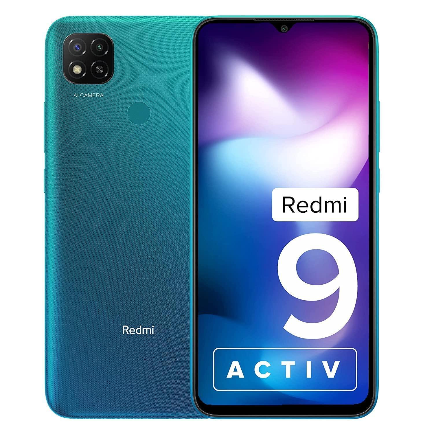 (Refurbished) Redmi 9 Activ (Coral Green, 4GB RAM, 64GB Storage)