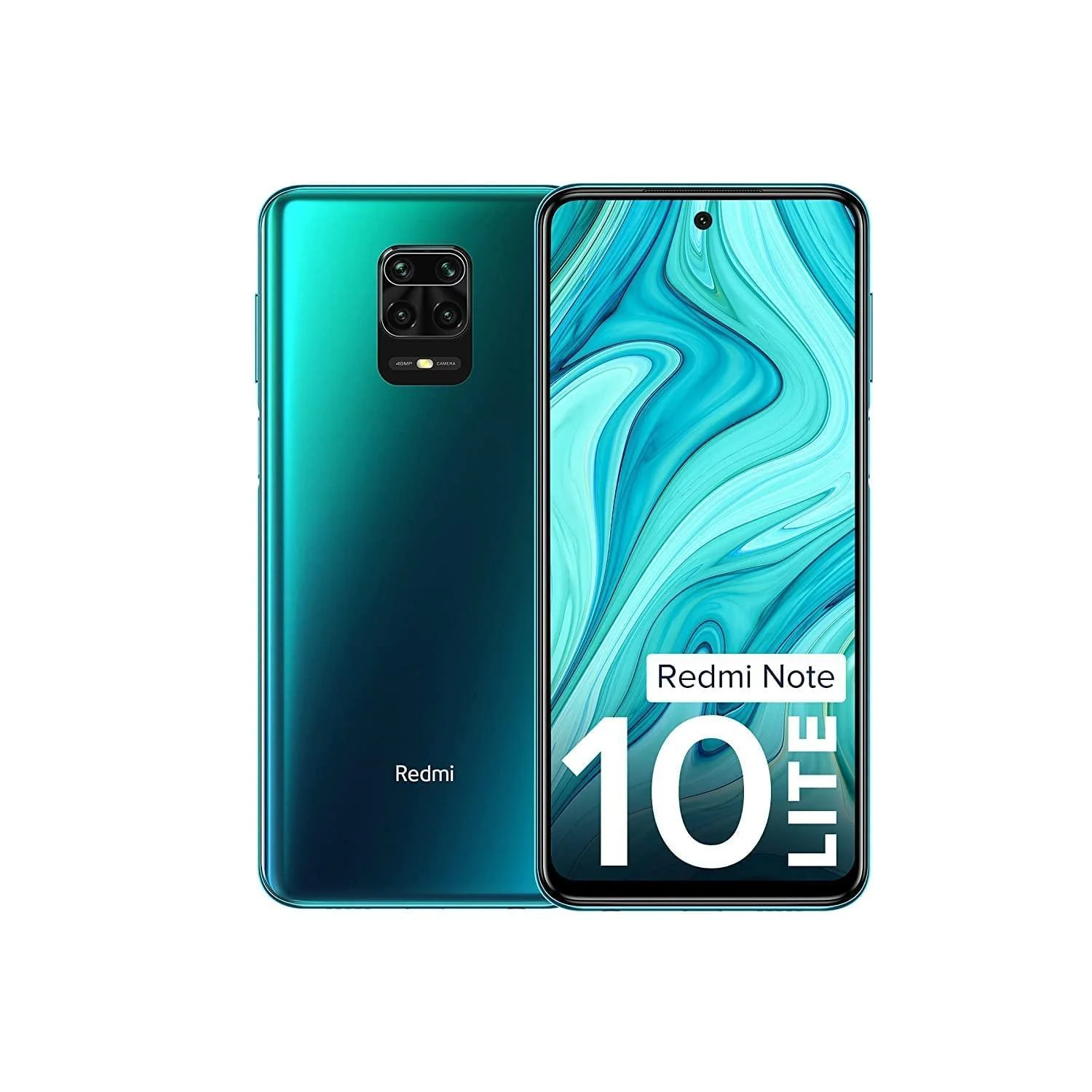 (Refurbished) Redmi Note 10 Lite (Aurora Blue, 4GB RAM, 64GB Storage)