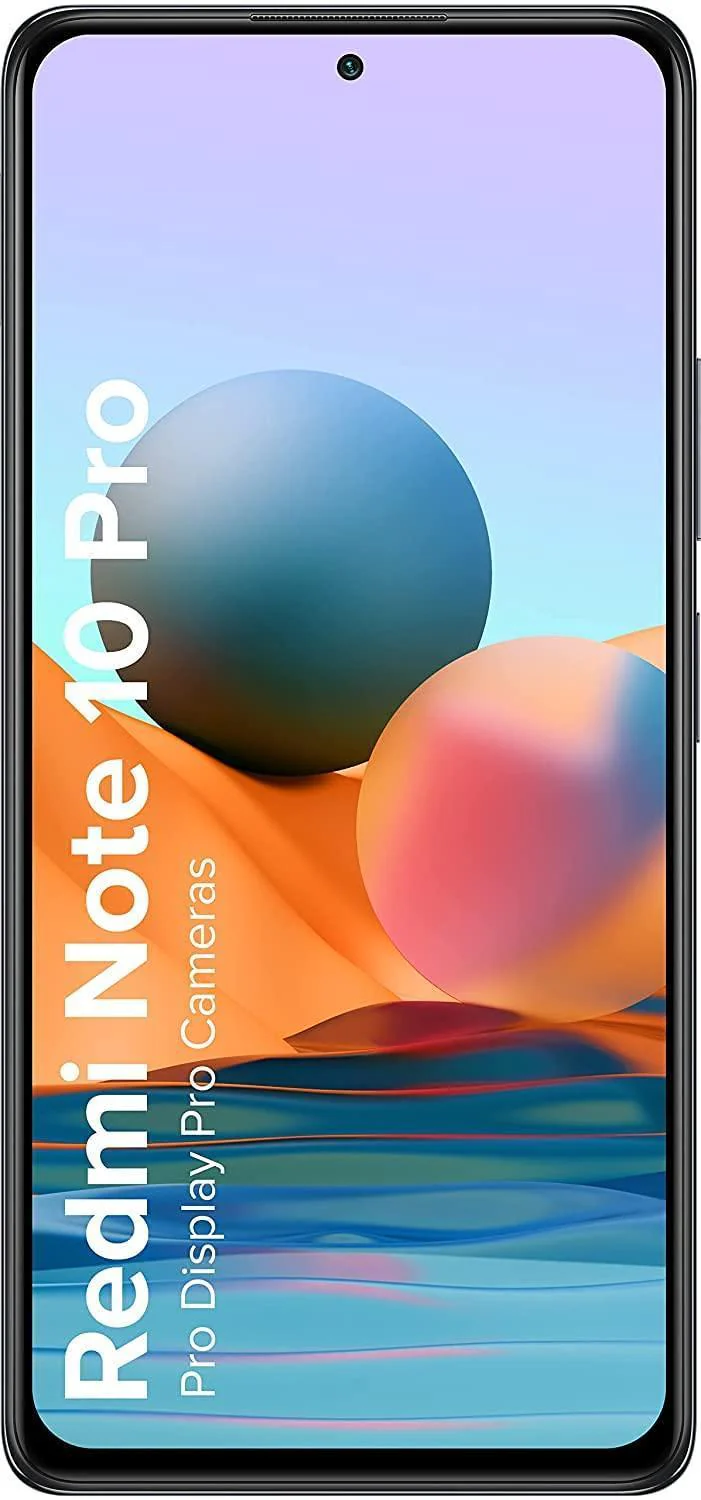 (Refurbished) Redmi Note 10 Pro (Dark Night, 6GB RAM, 64GB Storage) -120Hz Super Amoled Display | 64MP with 5MP Super Tele-Macro