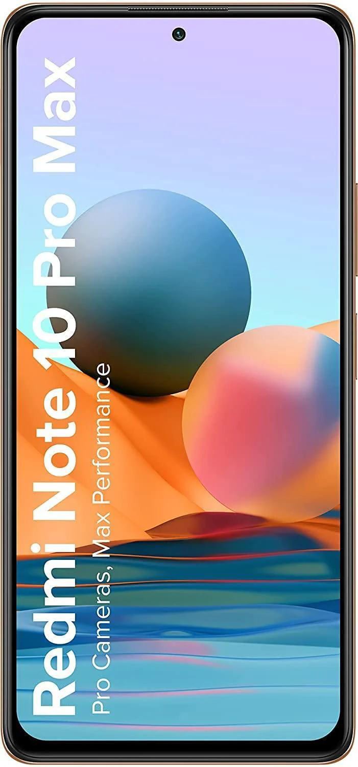 (Refurbished) Redmi Note 10 Pro Max (Vintage Bronze, 6GB RAM, 128GB Storage) -108MP Quad Camera | 120Hz Super Amoled Display