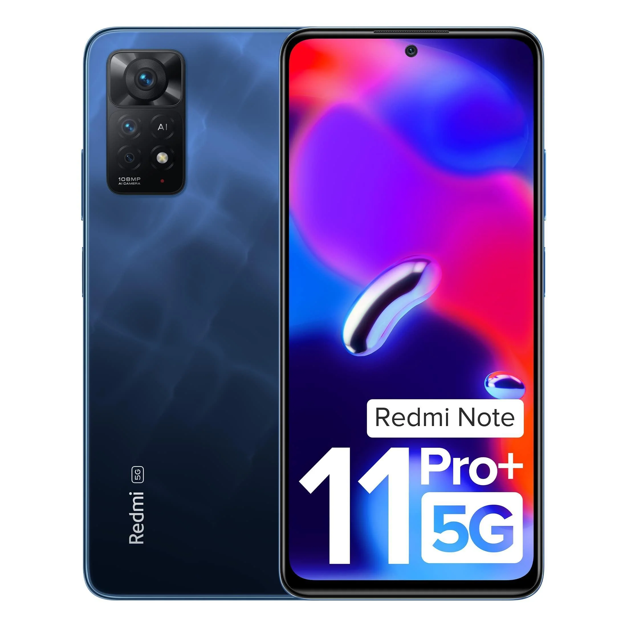 (Refurbished) Redmi Note 11 Pro + 5G (Mirage Blue, 6GB RAM, 128GB Storage) 67W Turbo Charge |120Hz Super AMOLED Display