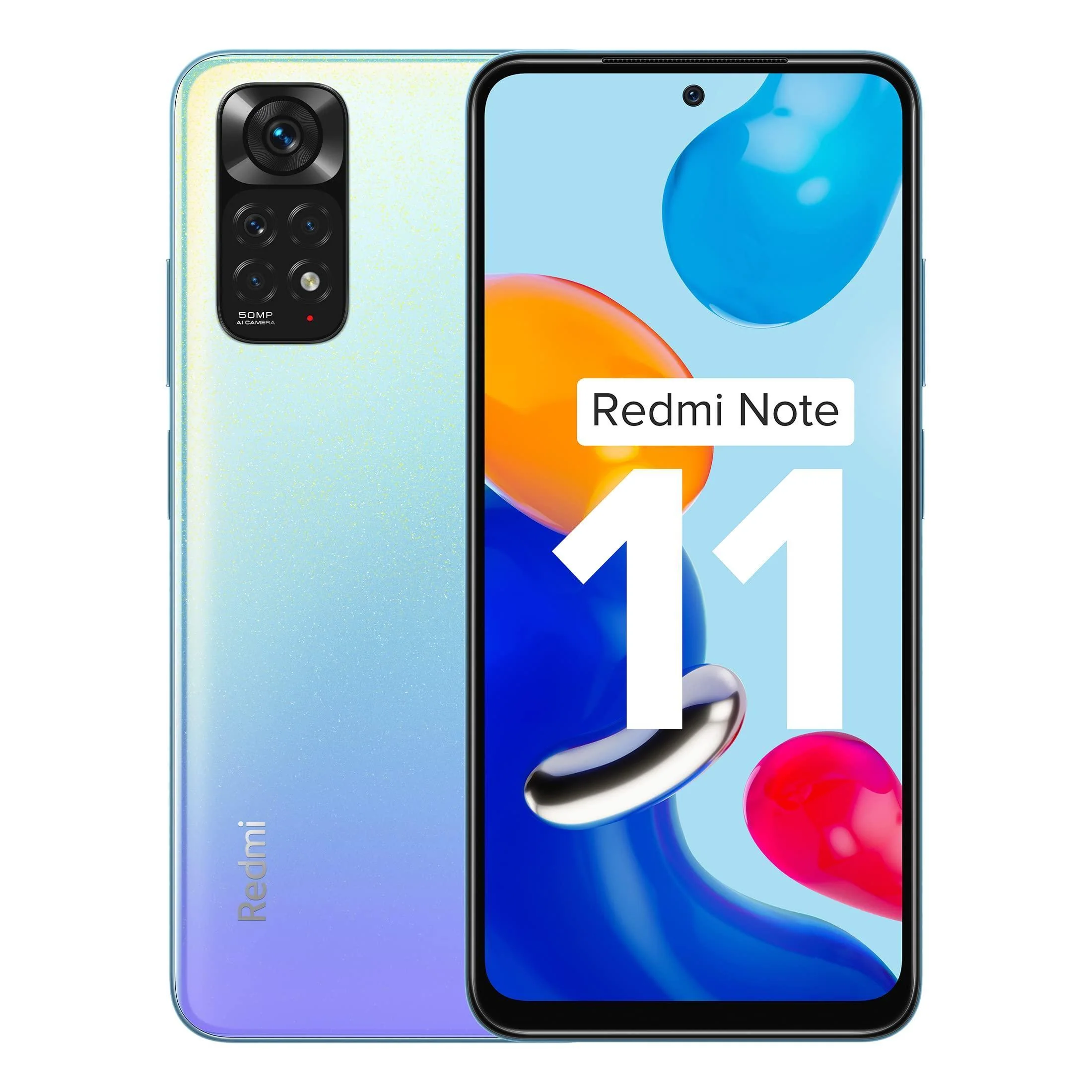 (Refurbished) Redmi Note 11 (Starburst White, 6GB RAM, 128GB Storage)|90Hz FHD+ AMOLED Display | Qualcomm® Snapdragon™ 680-6nm | Alexa Built-in | 33W Charger Included