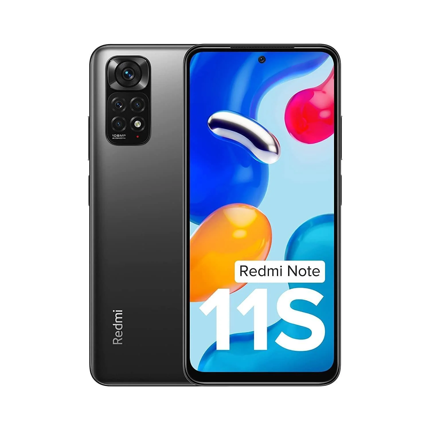 (Refurbished) Redmi Note 11S (Space Black, 8GB RAM, 128GB Storage)