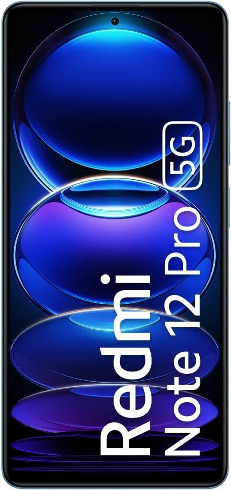 (Refurbished) Redmi Note 12 Pro 5G (Glacier Blue, 8GB RAM, 128GB Storage)