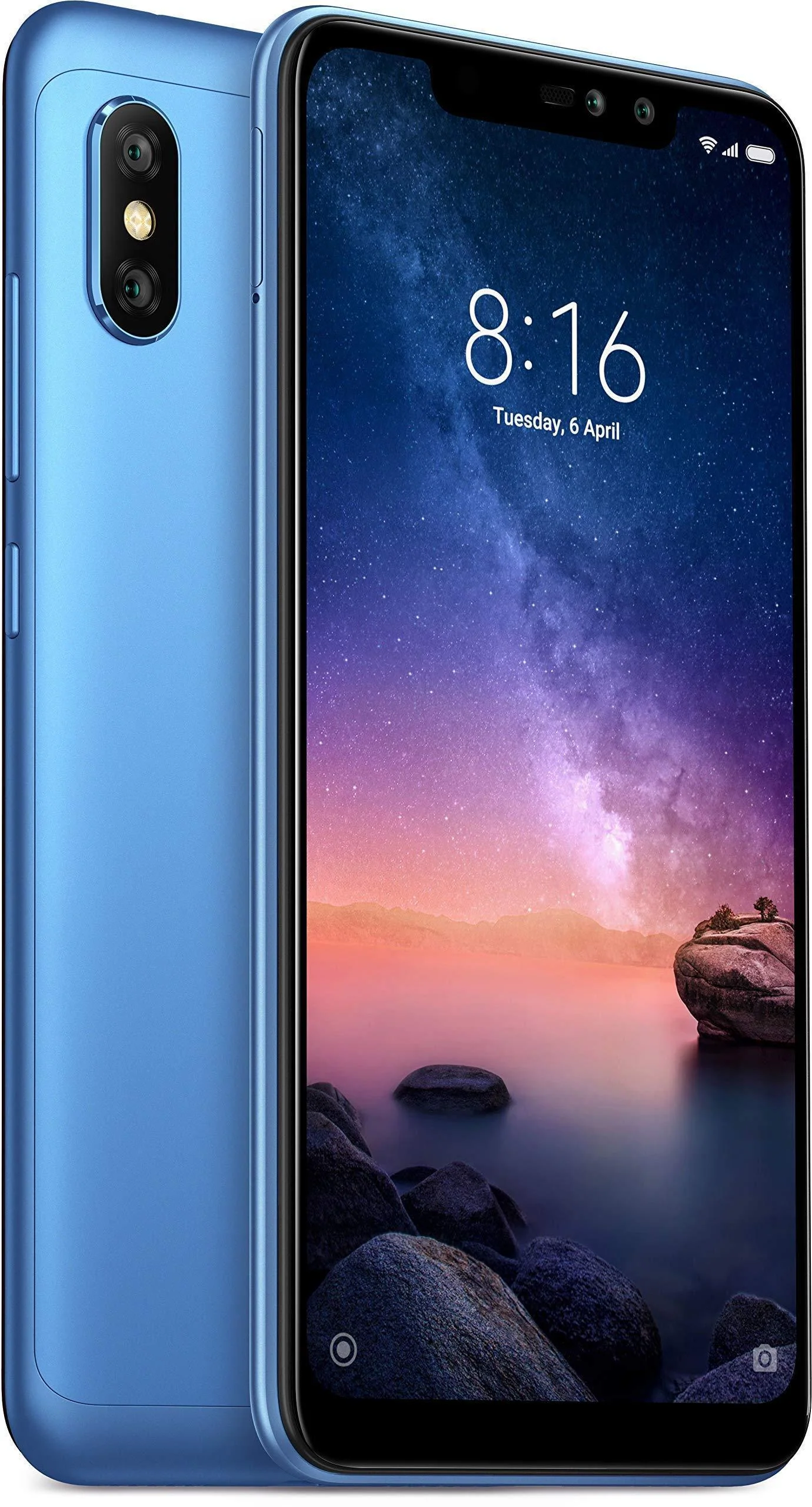 (Refurbished) Redmi Note 6 Pro 64GB (Blue, 4GB RAM)