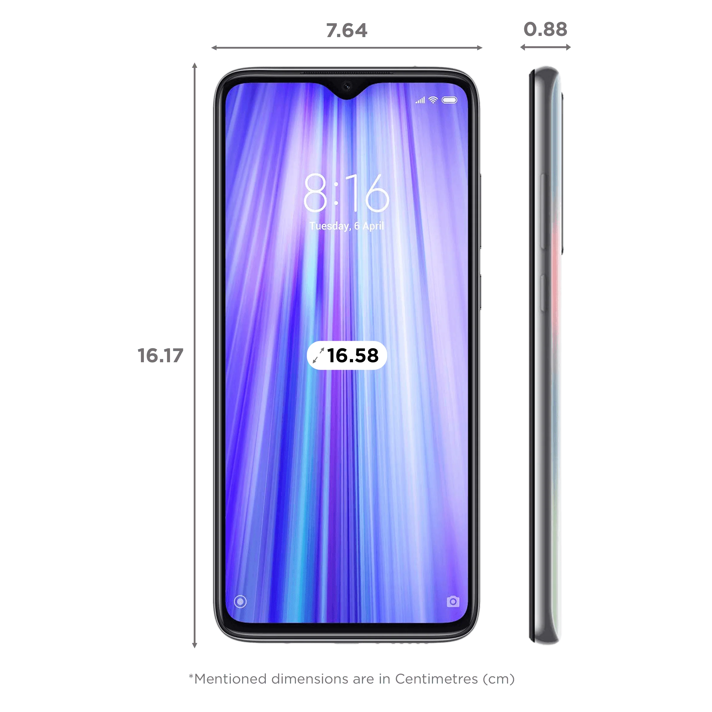 Refurbished Redmi Note 8 Pro (8GB RAM, 128GB, White) - Image 2