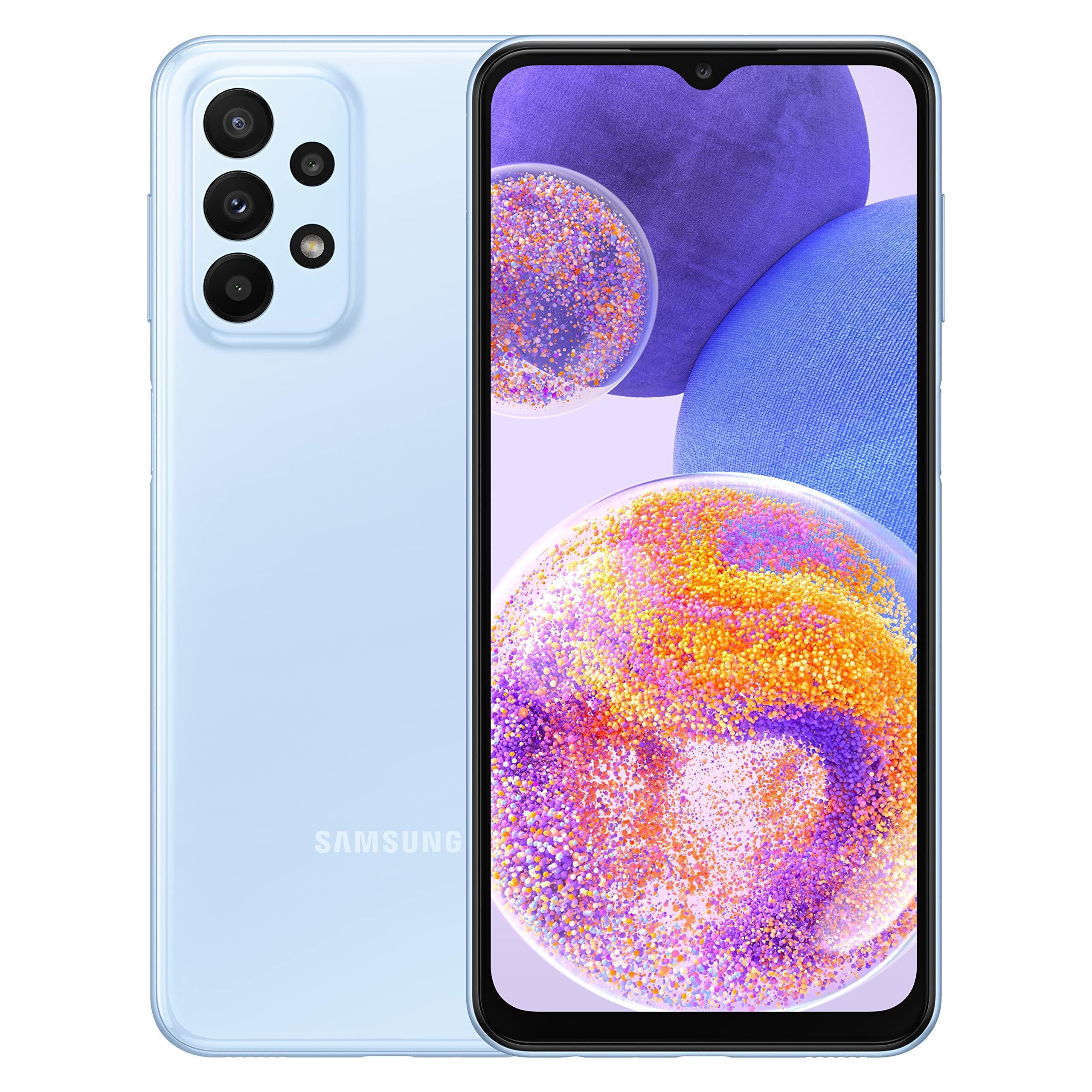 (Refurbished) Samsung Galaxy A23 Blue, 6GB RAM, 128GB Storage with No Cost EMI/Additional Exchange Offers